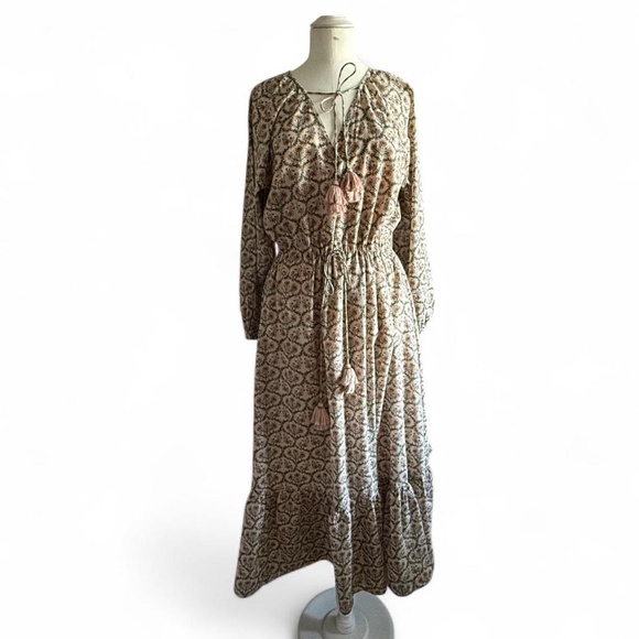 Anthropologie / Roller Rabbit Style: Angelica Maxi Dress (sz L) 303 - Picture 1 of 8